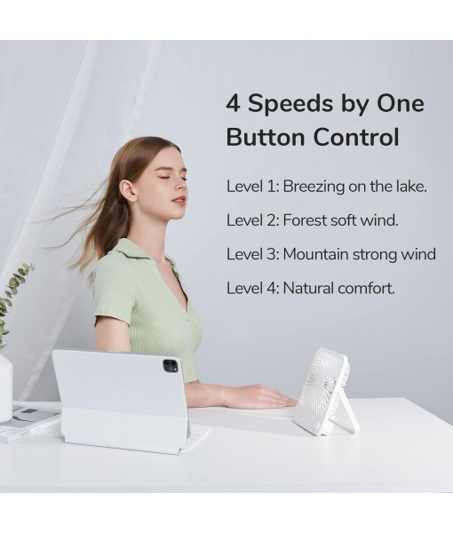 Mini Table Fan, 180° Foldable Portable Fan