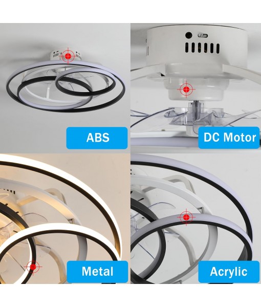 Modern Creative Ceiling Fan with Lighting and Remote Control