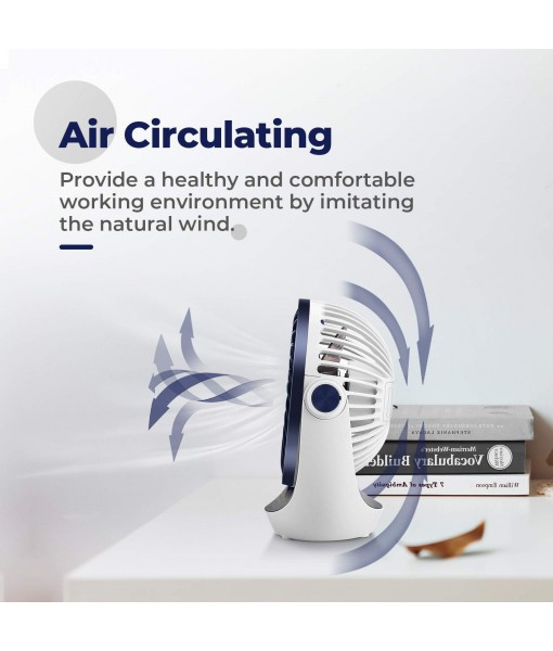 USB Table Fan, Mini Portable Silent Fan