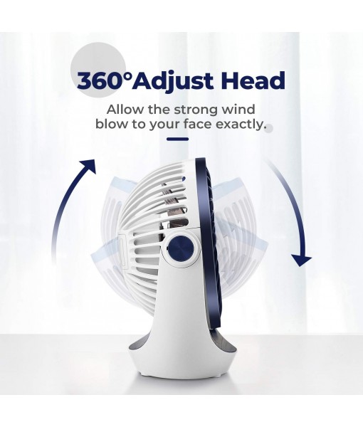 USB Table Fan, Mini Portable Silent Fan