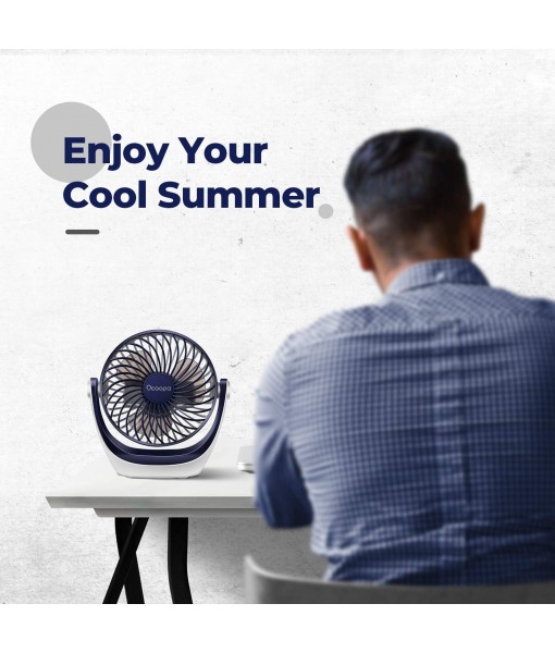 USB Table Fan, Mini Portable Silent Fan