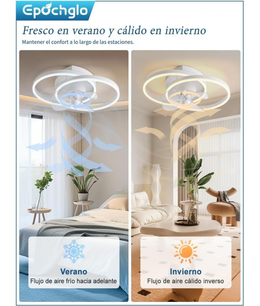 Ceiling Fan with Light 32W, Ceiling Fans 3000K-6500K