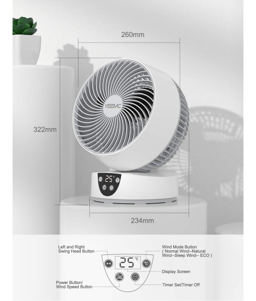 Silent Fan Table Fan Circulation Fan