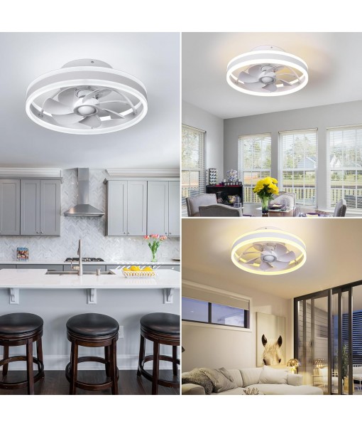 Low Profile Ceiling Fan with Light and Ceiling Fan with