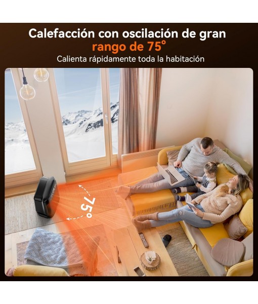 Ceramic Heater Fan 1800W, 3 Speeds, Energy Saving