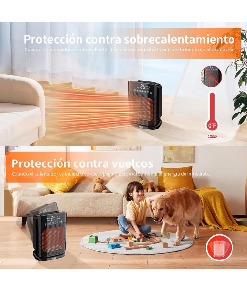 Ceramic Heater Fan 1800W, 3 Speeds, Energy Saving