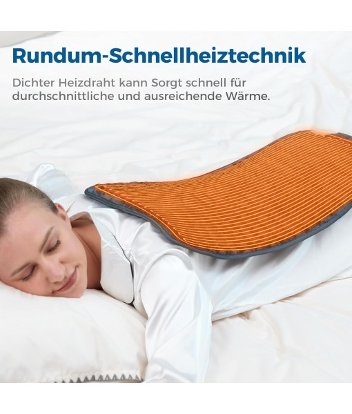 Electric Blanket, with 6 Heat Settings and Automatic Shut-Off