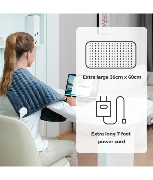 Electric Blanket, with 6 Heat Settings and Automatic Shut-Off