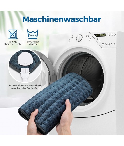 Electric Blanket, with 6 Heat Settings and Automatic Shut-Off