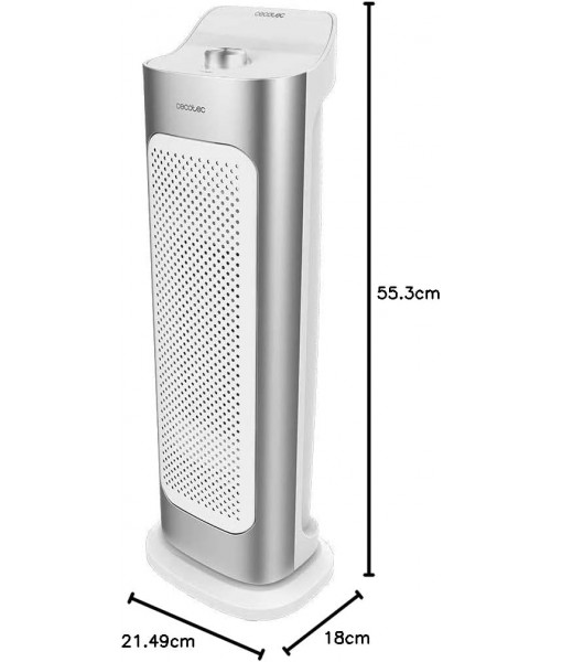 Ceramic Bathroom Heater, 2000 W, Adjustable Thermostat, DC Motor