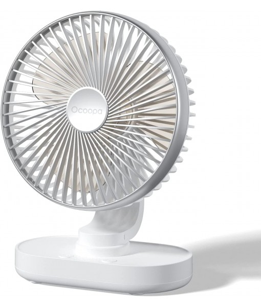 USB Silent Fan, 16cm Oscillating Desk Fan