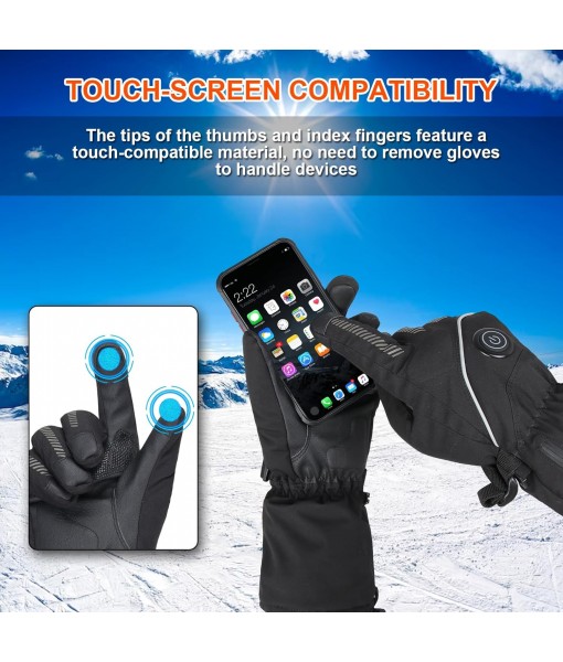 Electric Heated Gloves with 3 Heating Levels Gloves