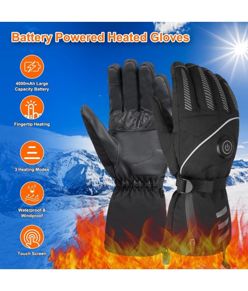 Electric Heated Gloves with 3 Heating Levels Gloves