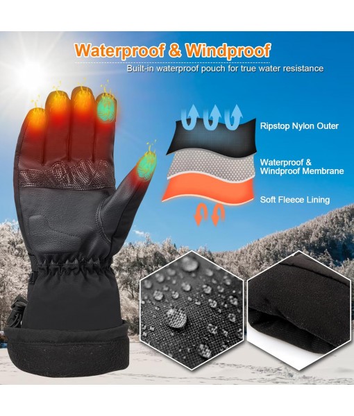 Electric Heated Gloves with 3 Heating Levels Gloves