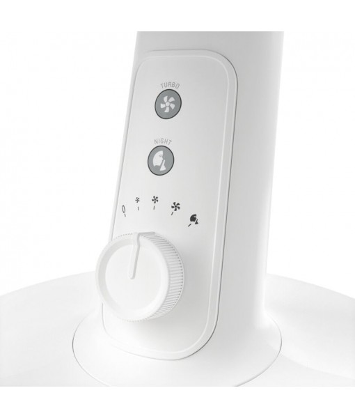 4-speed, 30cm table fan, quiet night position