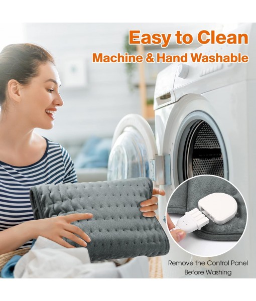 Electric Blanket with 6 Temperature Levels and Automatic Shut-Off