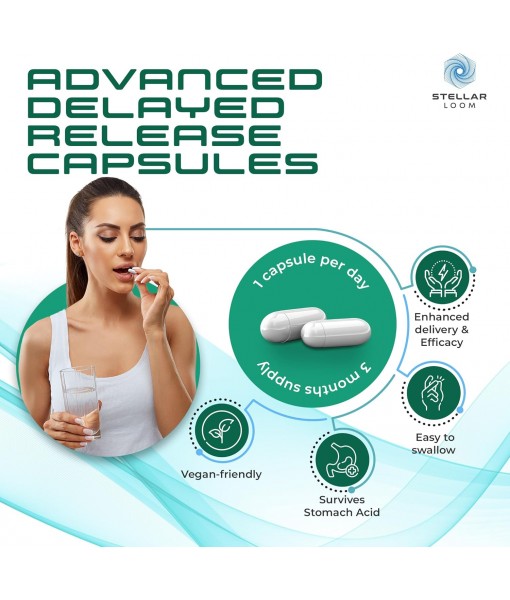 150 Billion CFU Probiotic & Prebiotics Complex for Gut Health - 20 Diverse Gut-Friendly Bacterial Cultures | 90 Vegan & Gluten-Free Capsules - 3 Months Supply