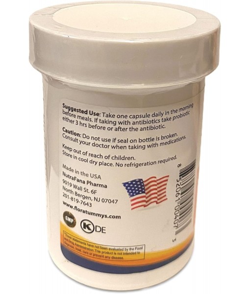 50 High Potency Adult Probiotic, 50 Billion CFU, Prebiotics, Dairy Free, Gluten Free Probiotic, Non-GMO, Sugar-Free, Made in USA