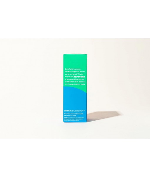AdvoCare Harmony - Kombucha Drink Mix to Support Digestive & Gut Health* - Contains Prebiotics, Probiotics & Postbiotics - Good Source of Fiber - 15 Stick Packs