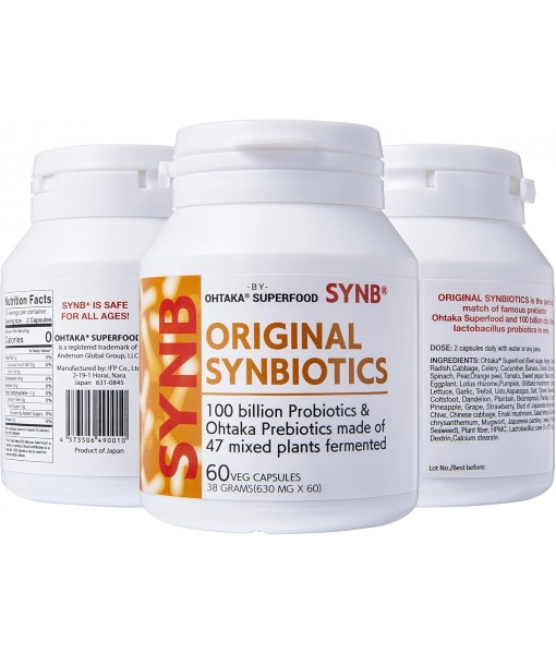 100Billion cfu Probiotic and 47 Fermented Plants Japanese Prebiotic in one. Digestive Health-Immune Support.