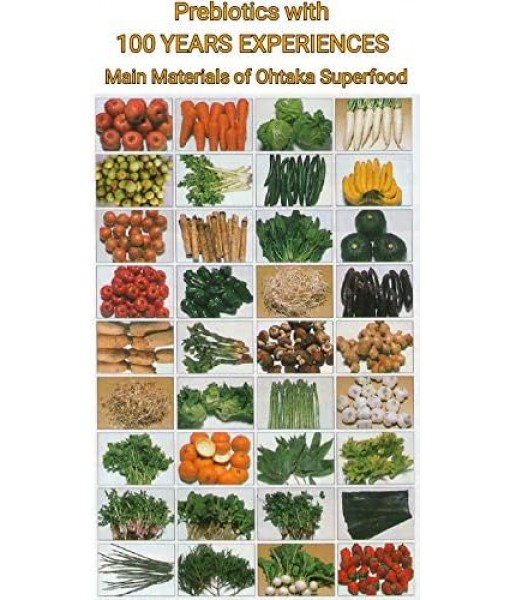 100Billion cfu Probiotic and 47 Fermented Plants Japanese Prebiotic in one. Digestive Health-Immune Support.