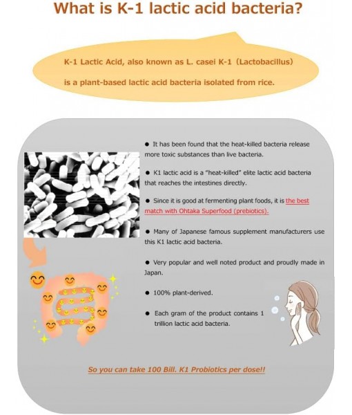 100Billion cfu Probiotic and 47 Fermented Plants Japanese Prebiotic in one. Digestive Health-Immune Support.