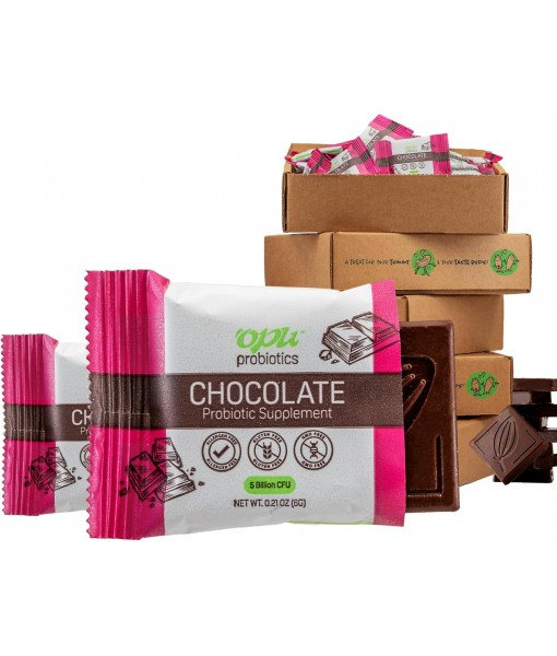 'Opu Probiotics New Pre + Pro Chocolate Supplements! 30 Day Supply