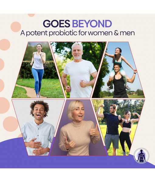 Adult Daily Probiotic Supplement for Women & Men, 30 Billion CFU, 10 Strains, Organic Prebiotic Fibers, Digestive & Immune Health, Occasional Constipation, Diarrhea & Bloating, 30CT (2 Pack)