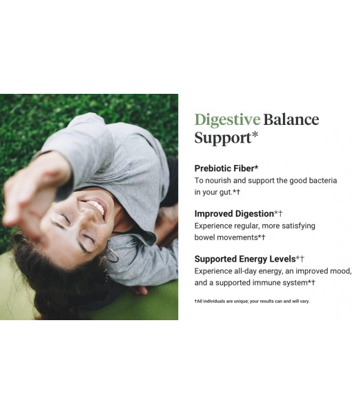 ACTIVATEDYOU Gut Balance Prebiotic Fiber Blend- Helps Regulate & Support Digestive Health & Promote Sustained Energy, Men and Women’s Prebiotics for Gut Health - (120 Capsules)