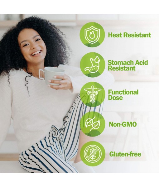 AFC Japan Cho Renew -170 Billions Patented Probiotics, 3X More Effective, with Silk Peptide & Fiber, for Clearer Skin, Stomach Acid Resistant, No Need for Refrigeration, 15 sachets